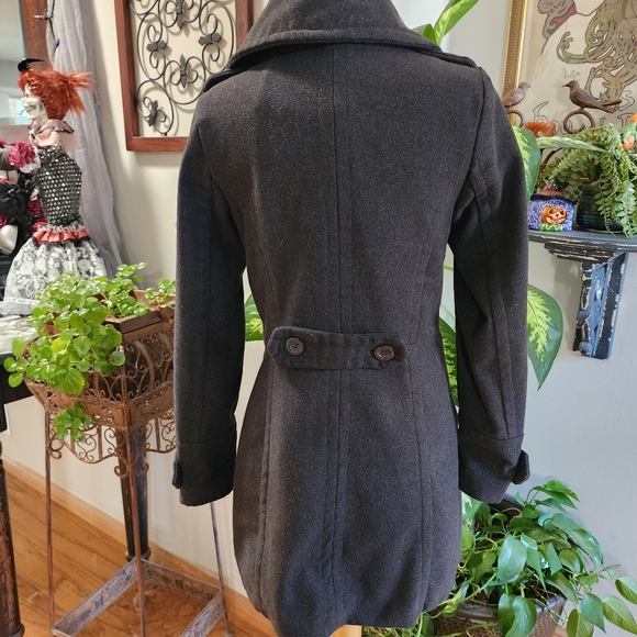 Ambiance Apparel Dark Grey Wool Blend Jacket - Picture 3 of 5